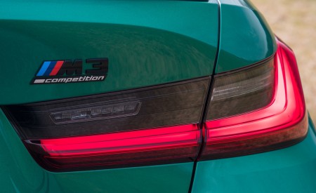 2021 BMW M3 Sedan Competition (Color: Isle of Men Green) Tail Light Wallpapers 450x275 (155)