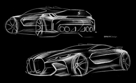 2021 BMW M3 Sedan Competition Design Sketch Wallpapers  450x275 (264)