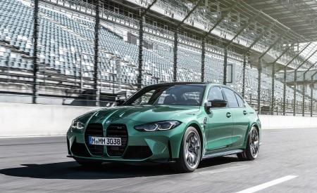 2021 BMW M3 Sedan Competition Front Three-Quarter Wallpapers  450x275 (165)