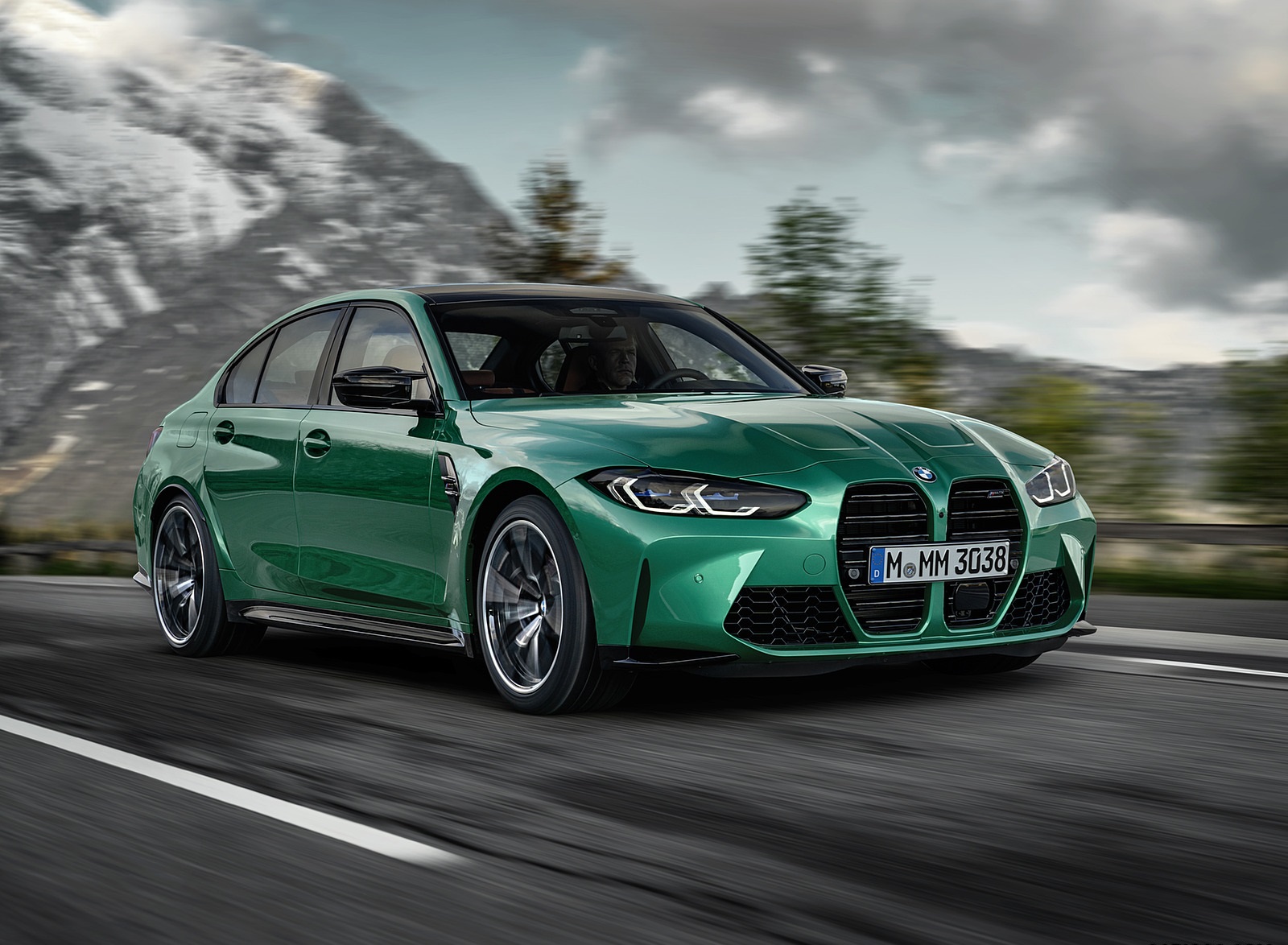 2021 BMW M3 Sedan Competition Front Three-Quarter Wallpapers  (1). Download Wallpaper