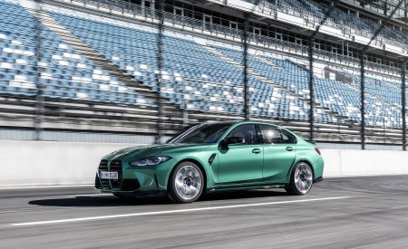 2021 BMW M3 Sedan Competition Front Three-Quarter Wallpapers  450x275 (166)