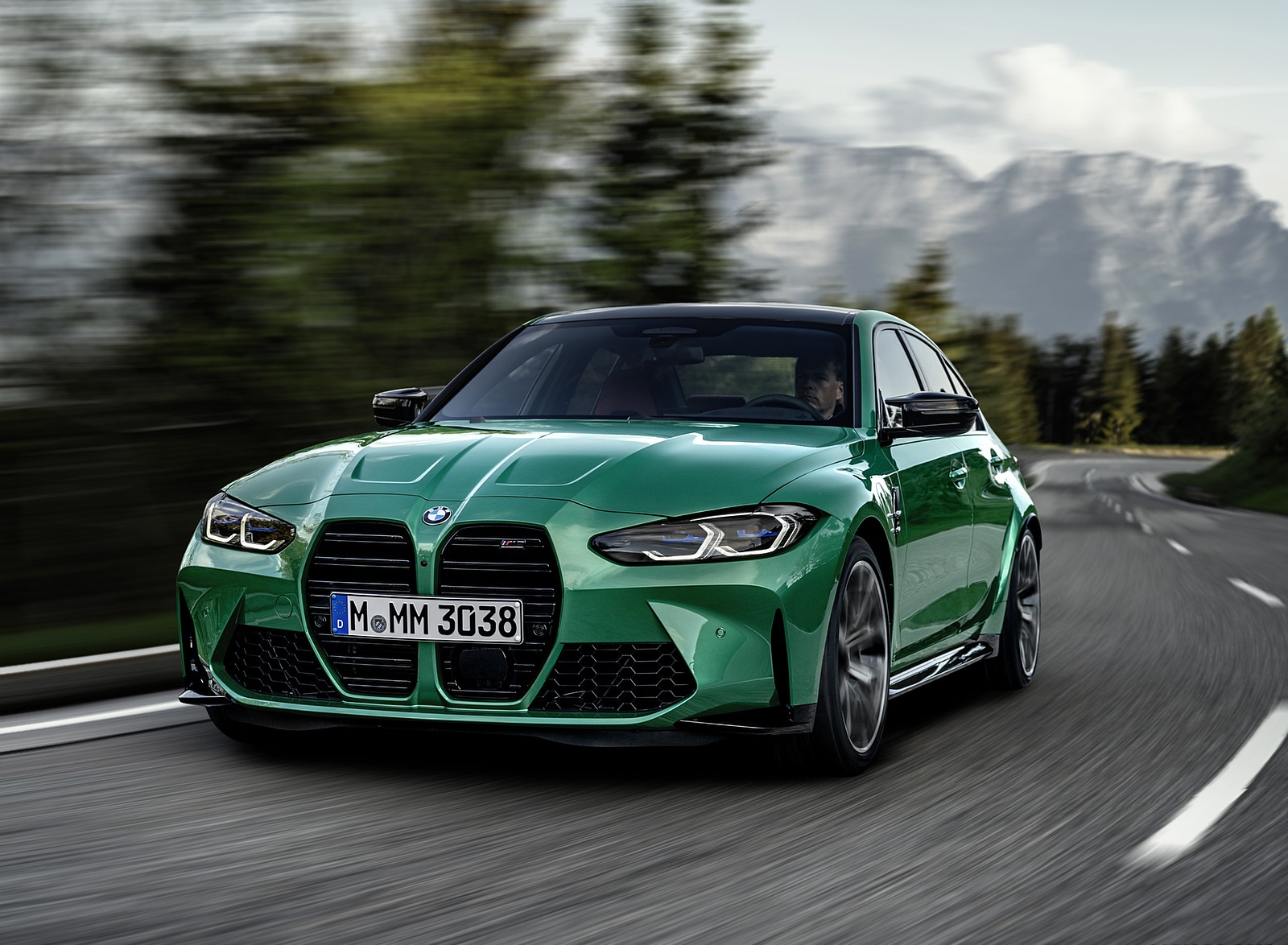 2021 BMW M3 Sedan Competition Front Three-Quarter Wallpapers  (2)