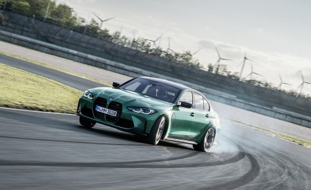 2021 BMW M3 Sedan Competition Front Three-Quarter Wallpapers 450x275 (179)