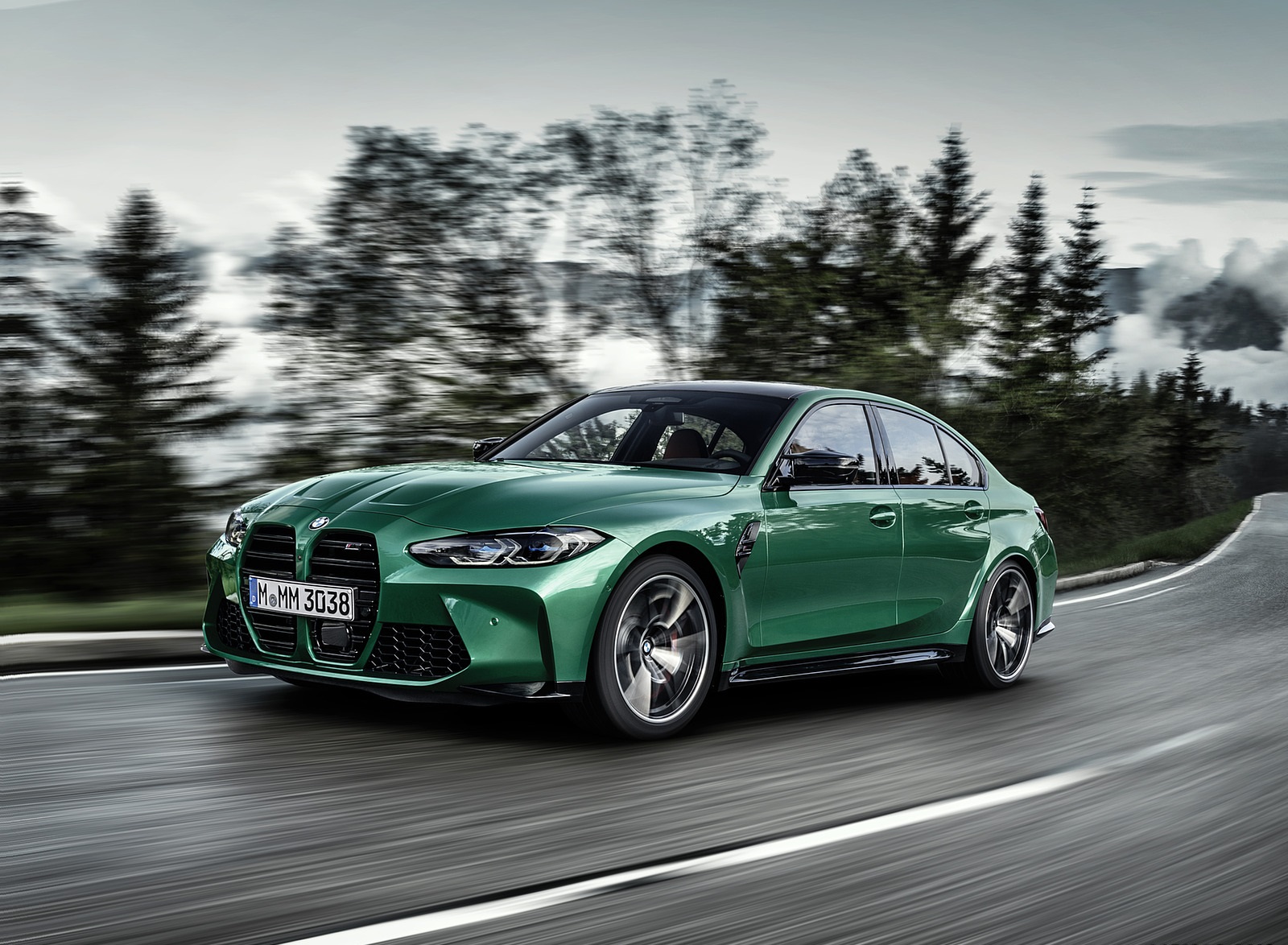 2021 BMW M3 Sedan Competition Front Three-Quarter Wallpapers (5)