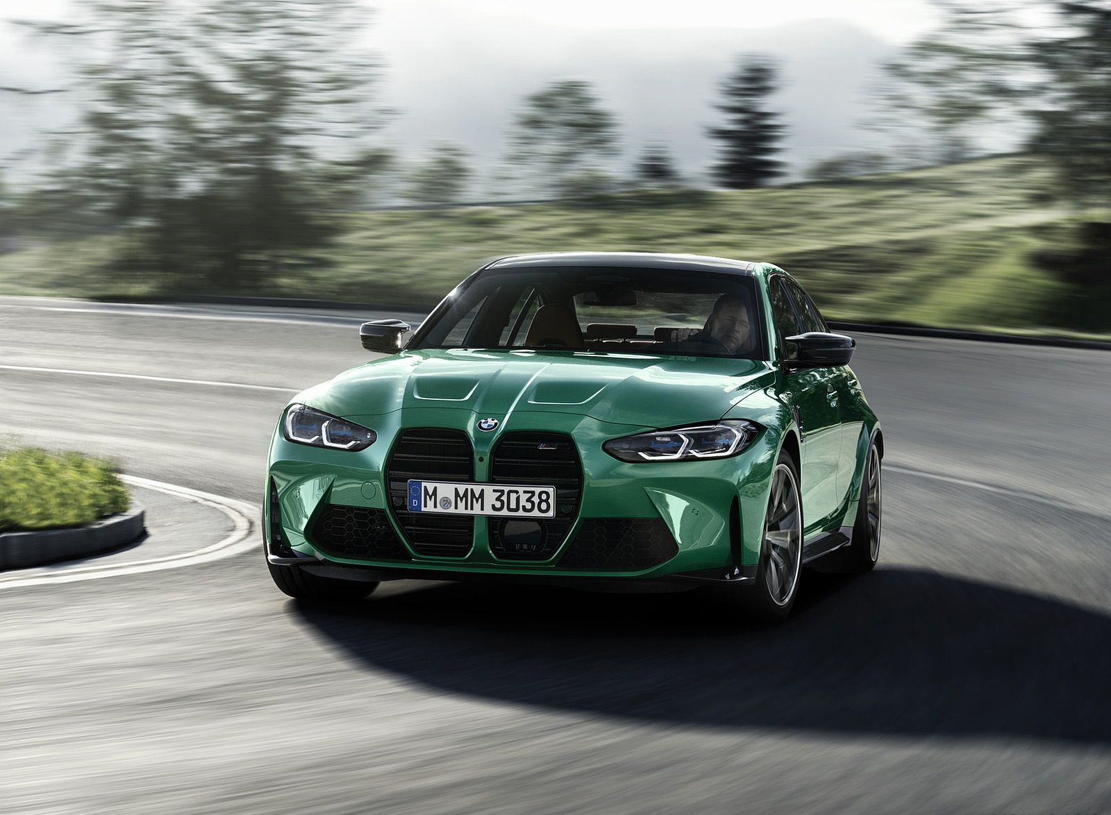 2021 BMW M3 Sedan Competition Front Wallpapers  (6)