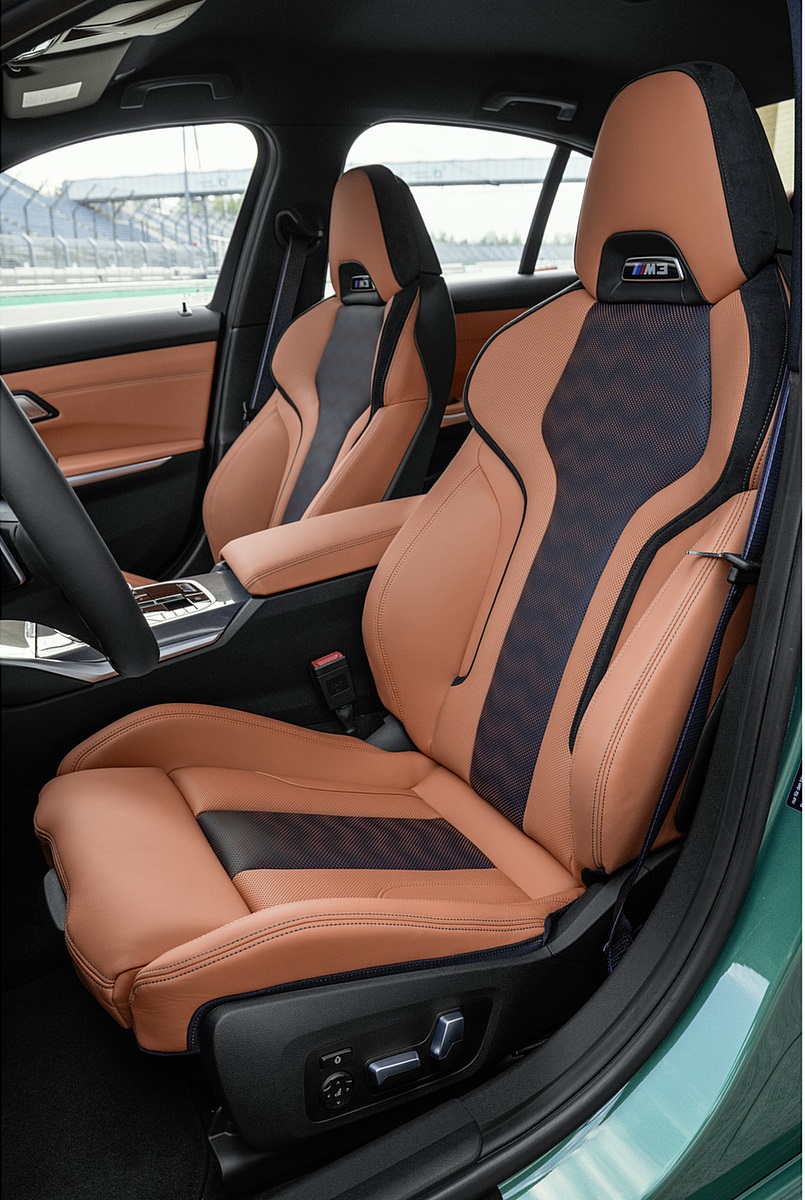 2021 BMW M3 Sedan Competition Interior Front Seats Wallpapers #217 of 268