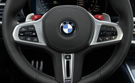 2021 BMW M3 Sedan Competition Interior Steering Wheel Wallpapers  450x275 (221)
