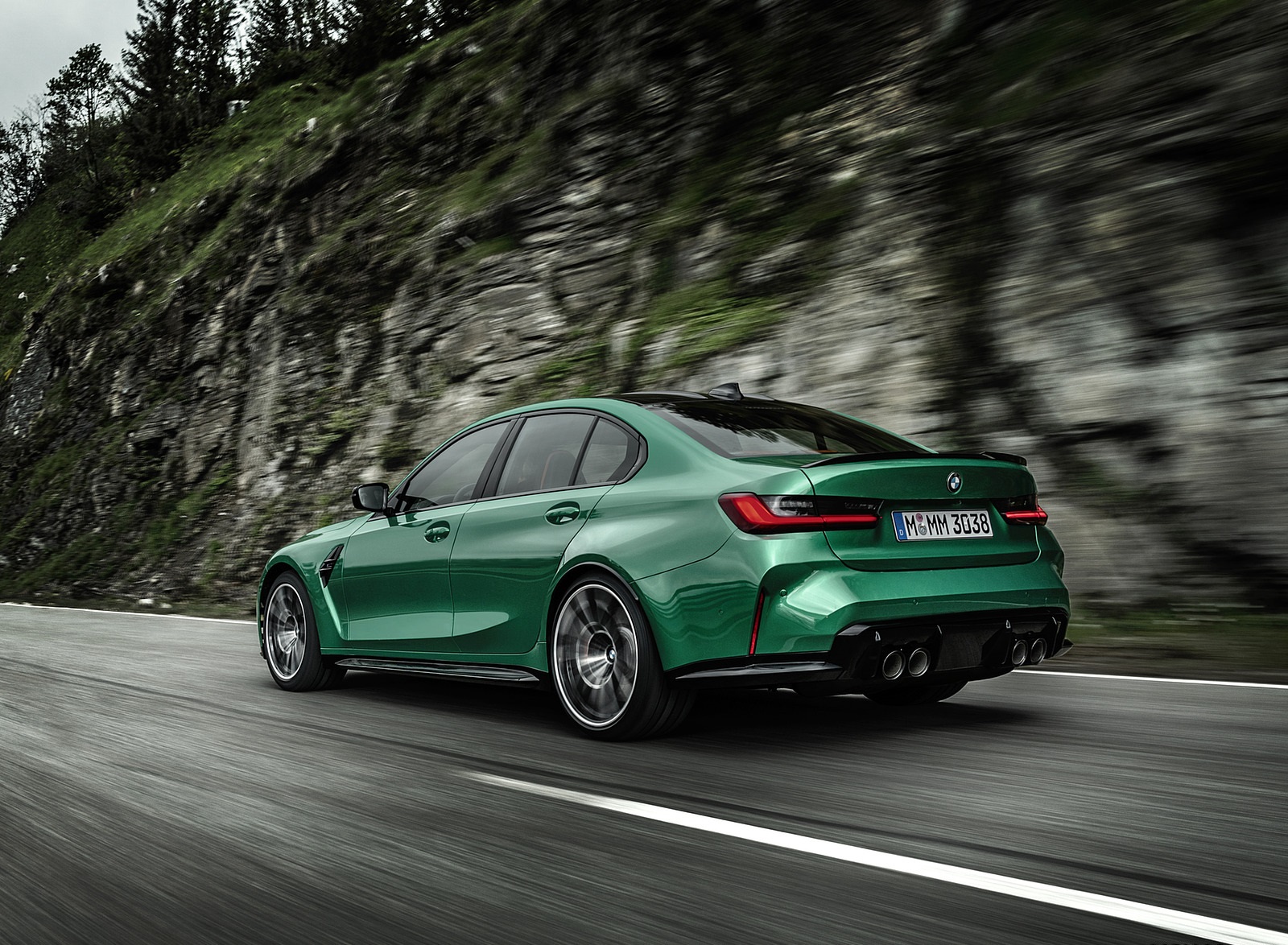 2021 BMW M3 Sedan Competition Rear Three-Quarter Wallpapers #9 of 268