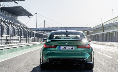 2021 BMW M3 Sedan Competition Rear Wallpapers  450x275 (202)