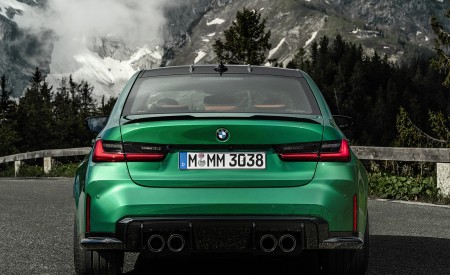 2021 BMW M3 Sedan Competition Rear Wallpapers  450x275 (25)