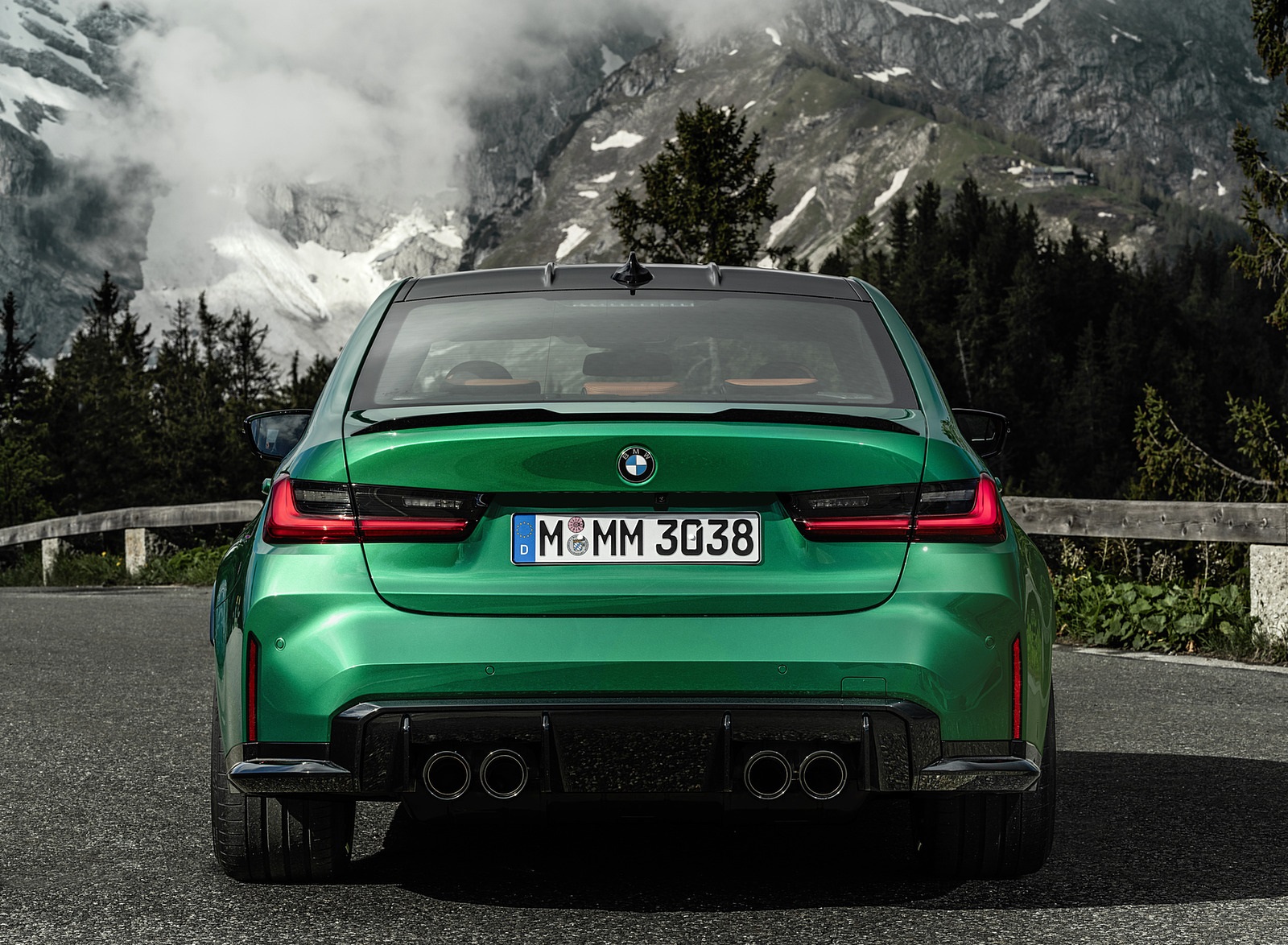 2021 BMW M3 Sedan Competition Rear Wallpapers  #25 of 268