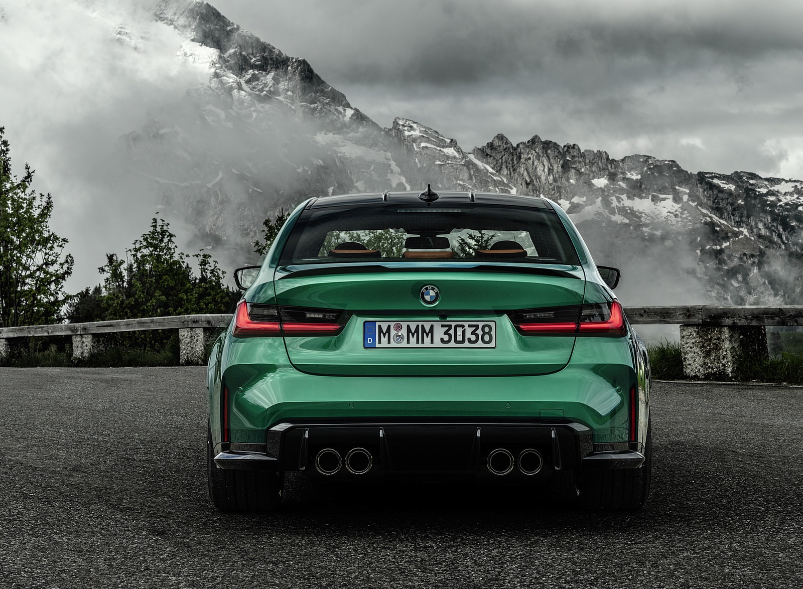 2021 BMW M3 Sedan Competition Rear Wallpapers #26 of 268