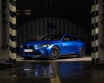 2021 BMW M4 Coupe Competition (Color: Portimao Blue) Front Three-Quarter Wallpapers 150x120