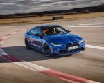 2021 BMW M4 Coupe Competition (Color: Portimao Blue) Front Three-Quarter Wallpapers 150x120