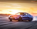 2021 BMW M4 Coupe Competition (Color: Portimao Blue) Front Three-Quarter Wallpapers 150x120