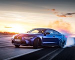 2021 BMW M4 Coupe Competition (Color: Portimao Blue) Front Three-Quarter Wallpapers 150x120