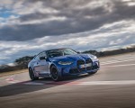 2021 BMW M4 Coupe Competition (Color: Portimao Blue) Front Three-Quarter Wallpapers 150x120