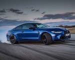 2021 BMW M4 Coupe Competition (Color: Portimao Blue) Front Three-Quarter Wallpapers 150x120