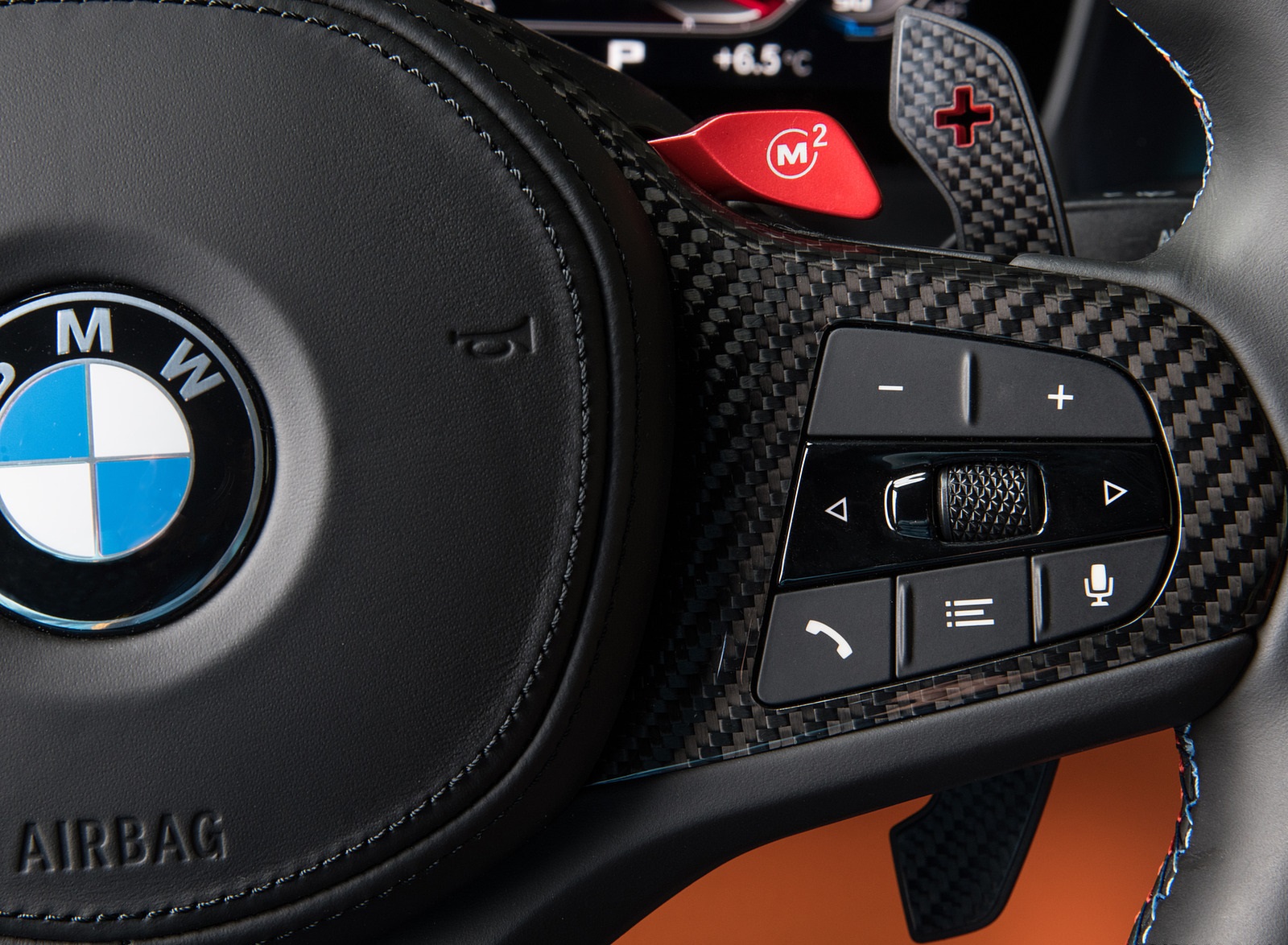 2021 BMW M4 Coupe Competition (Color: Portimao Blue) Interior Steering Wheel Wallpapers #71 of 207