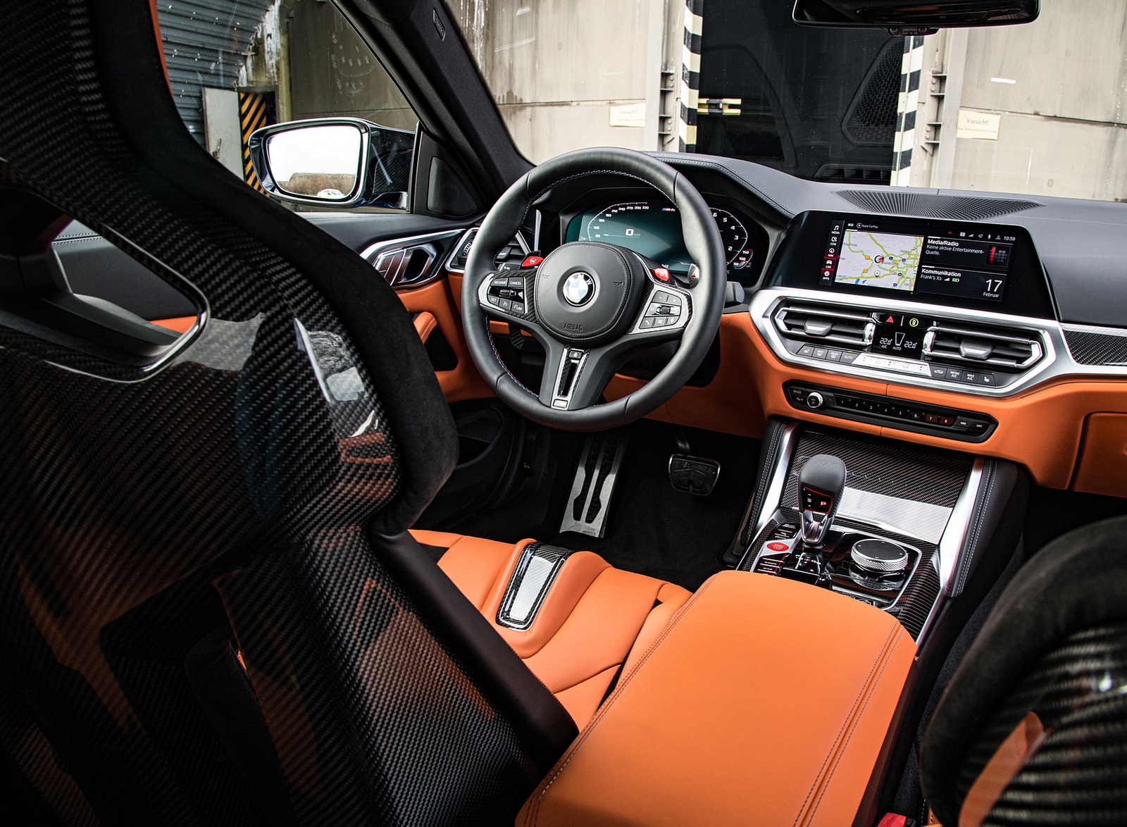 2021 BMW M4 Coupe Competition (Color: Portimao Blue) Interior Wallpapers #79 of 207