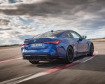 2021 BMW M4 Coupe Competition (Color: Portimao Blue) Rear Three-Quarter Wallpapers 150x120