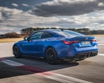 2021 BMW M4 Coupe Competition (Color: Portimao Blue) Rear Three-Quarter Wallpapers 150x120