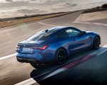 2021 BMW M4 Coupe Competition (Color: Portimao Blue) Rear Three-Quarter Wallpapers 150x120