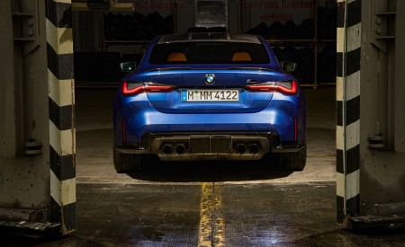 2021 BMW M4 Coupe Competition (Color: Portimao Blue) Rear Wallpapers 450x275 (57)