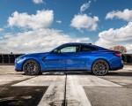 2021 BMW M4 Coupe Competition (Color: Portimao Blue) Side Wallpapers 150x120