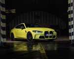 2021 BMW M4 Coupe Competition (Color: Sao Paulo Yellow) Front Three-Quarter Wallpapers 150x120