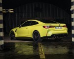 2021 BMW M4 Coupe Competition (Color: Sao Paulo Yellow) Rear Three-Quarter Wallpapers 150x120