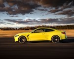 2021 BMW M4 Coupe Competition (Color: Sao Paulo Yellow) Side Wallpapers 150x120