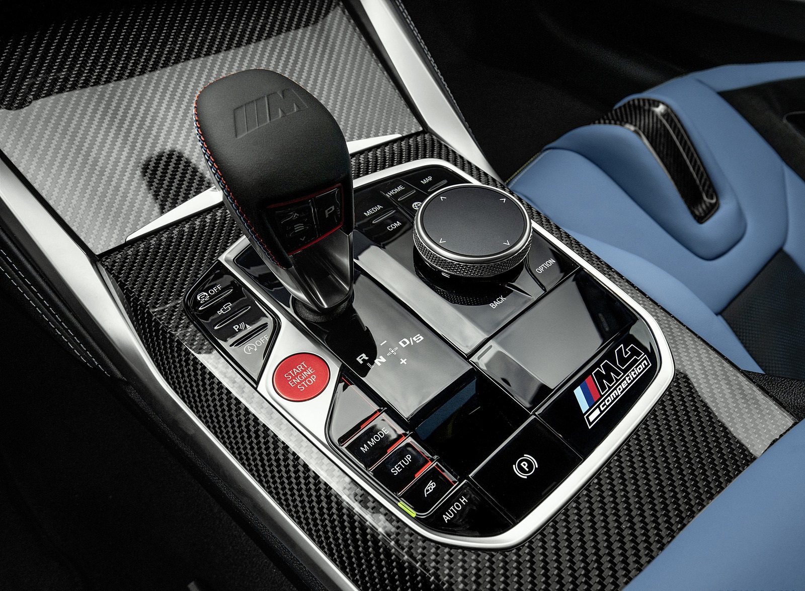 2021 BMW M4 Coupe Competition Central Console Wallpapers #163 of 207
