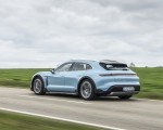 2022 Porsche Taycan 4S Cross Turismo (Color: Frozen Blue Metallic) Rear Three-Quarter Wallpapers 150x120