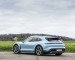 2022 Porsche Taycan 4S Cross Turismo (Color: Frozen Blue Metallic) Rear Three-Quarter Wallpapers 150x120