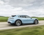 2022 Porsche Taycan 4S Cross Turismo (Color: Frozen Blue Metallic) Rear Three-Quarter Wallpapers 150x120 (51)