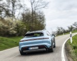 2022 Porsche Taycan 4S Cross Turismo (Color: Frozen Blue Metallic) Rear Wallpapers 150x120