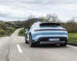 2022 Porsche Taycan 4S Cross Turismo (Color: Frozen Blue Metallic) Rear Wallpapers 150x120