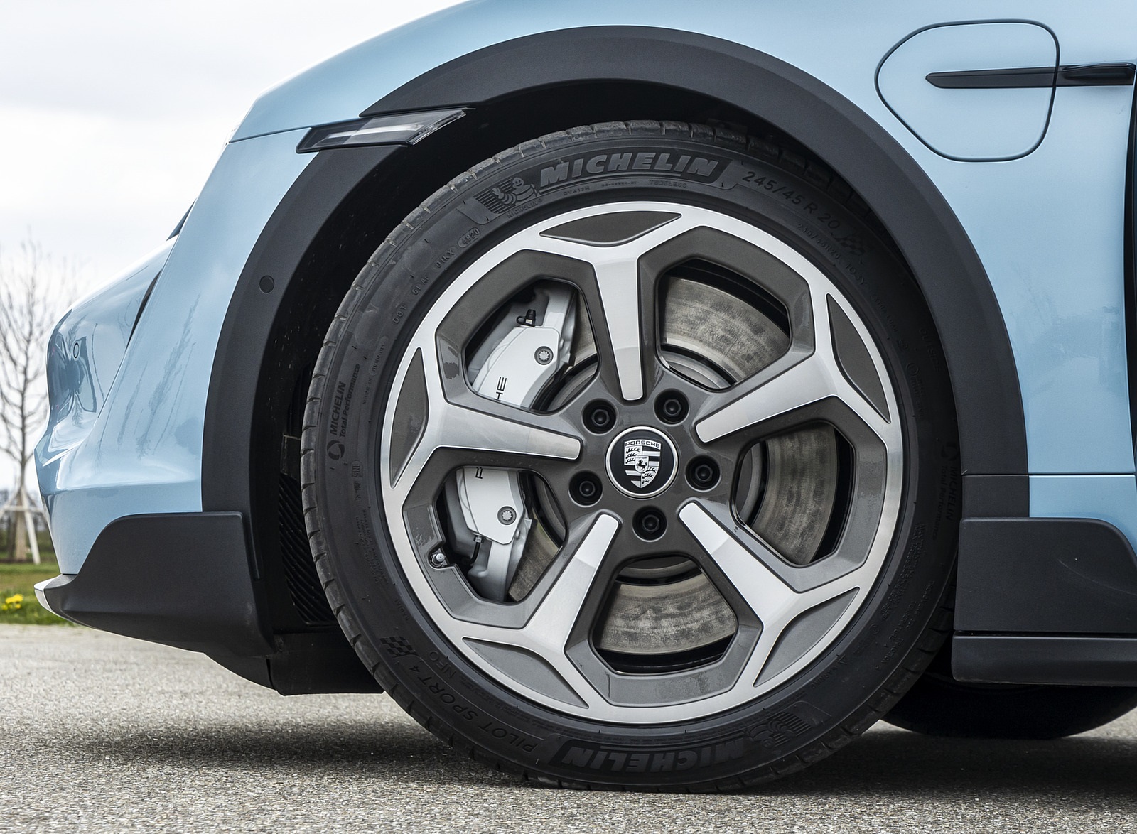 2022 Porsche Taycan 4S Cross Turismo (Color: Frozen Blue Metallic) Wheel Wallpapers #61 of 95