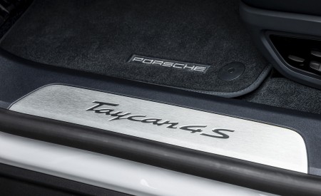 2022 Porsche Taycan 4S Cross Turismo (Color: Ice Grey Metallic) Door Sill Wallpapers 450x275 (29)