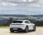 2022 Porsche Taycan 4S Cross Turismo (Color: Ice Grey Metallic) Rear Three-Quarter Wallpapers 150x120