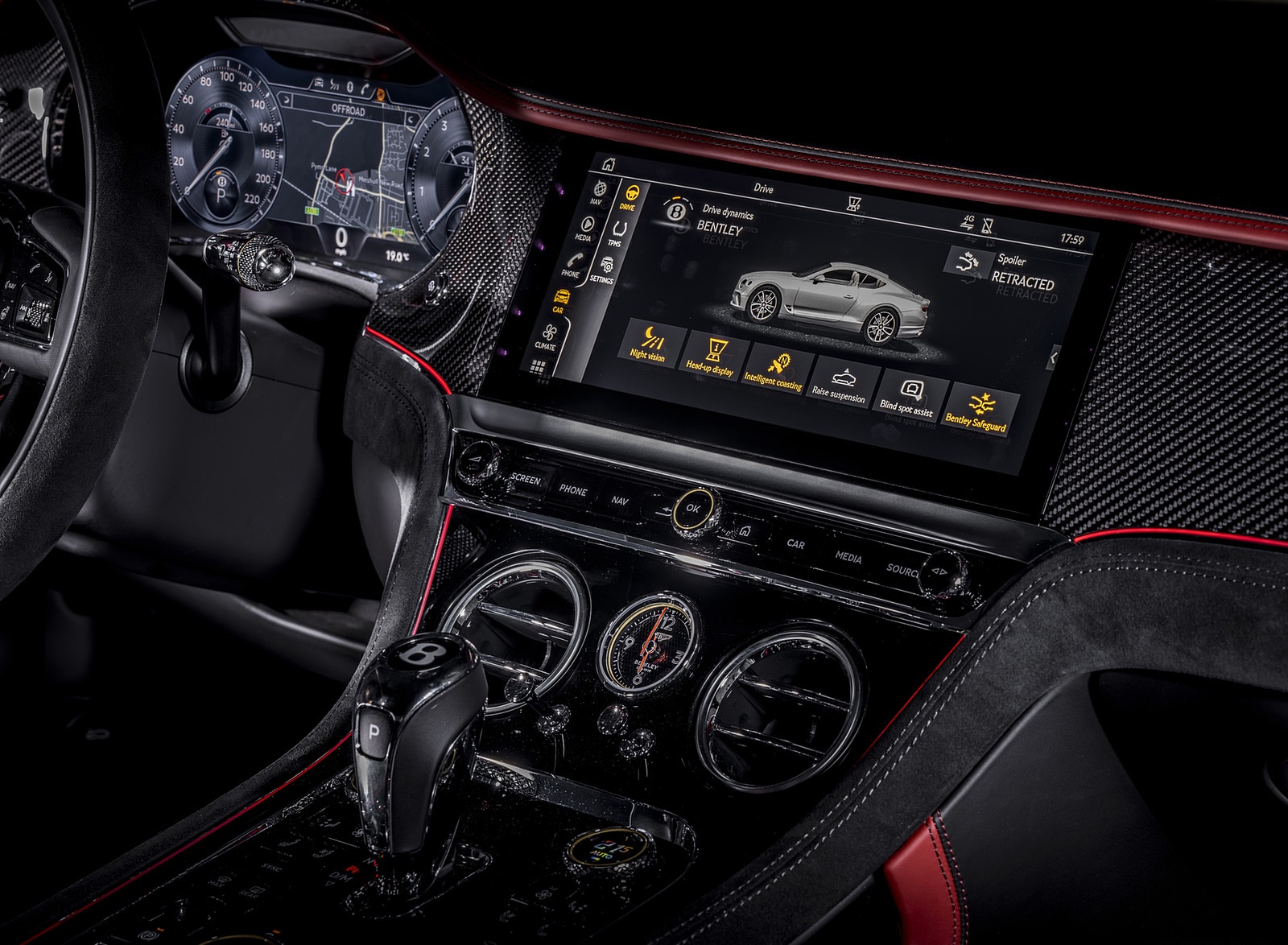 2022 Bentley Continental GT Speed Central Console Wallpapers #83 of 173