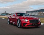 2022 Bentley Continental GT Speed (Color: Candy Red) Front Three-Quarter Wallpapers 150x120