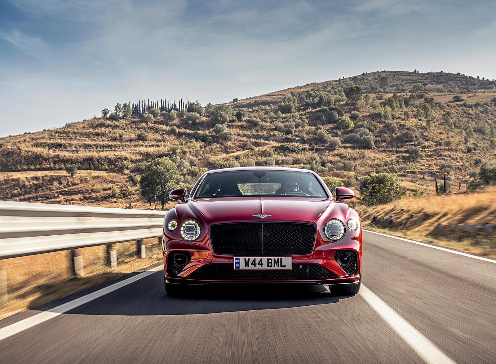 2022 Bentley Continental GT Speed (Color: Candy Red) Front Wallpapers #89 of 173