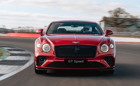2022 Bentley Continental GT Speed (Color: Candy Red) Front Wallpapers 450x275 (4)
