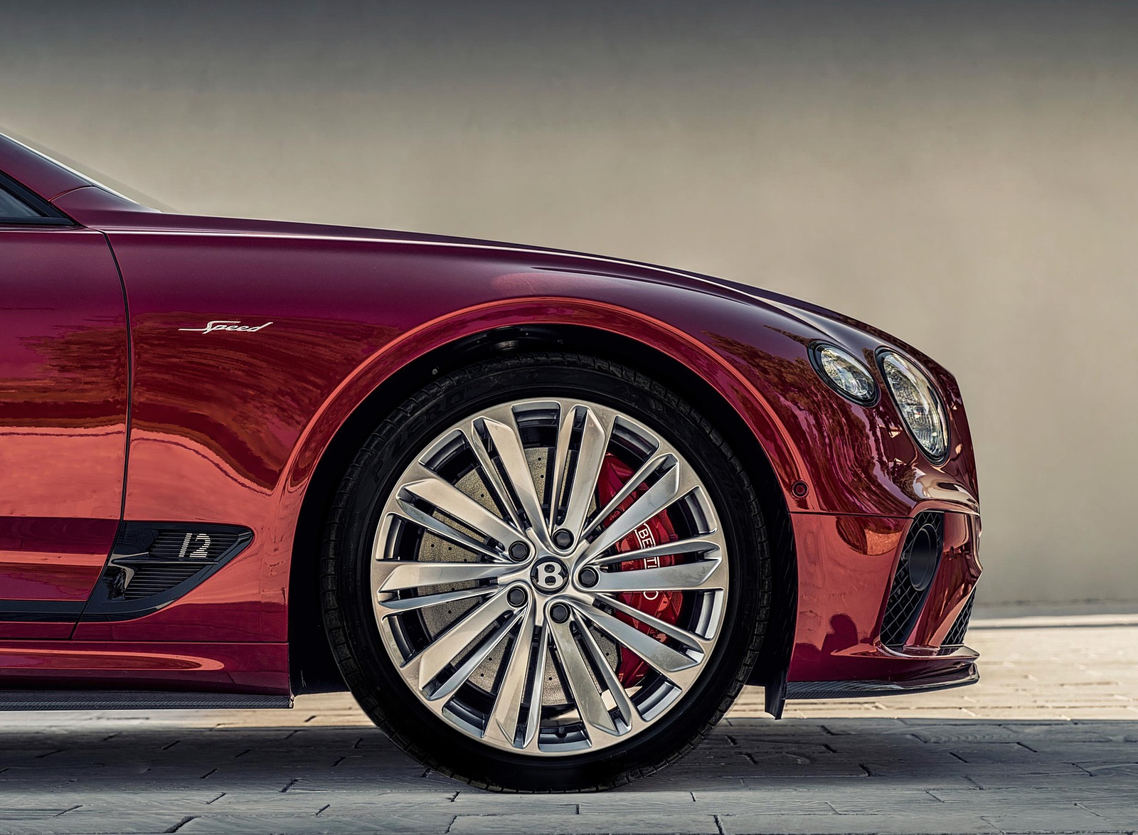 2022 Bentley Continental GT Speed (Color: Candy Red) Wheel Wallpapers #95 of 173
