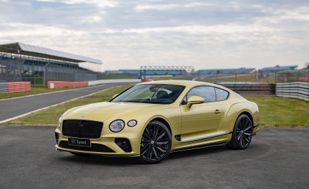 2022 Bentley Continental GT Speed (Color: Julep) Front Three-Quarter Wallpapers 450x275 (31)