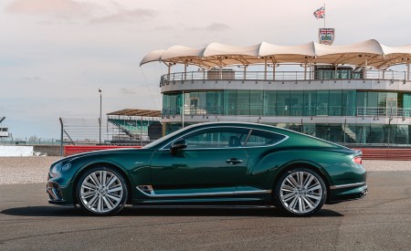 2022 Bentley Continental GT Speed (Color: Verdant) Side Wallpapers 450x275 (53)
