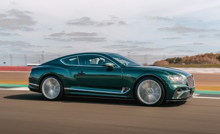 2022 Bentley Continental GT Speed (Color: Verdant) Side Wallpapers 450x275 (50)