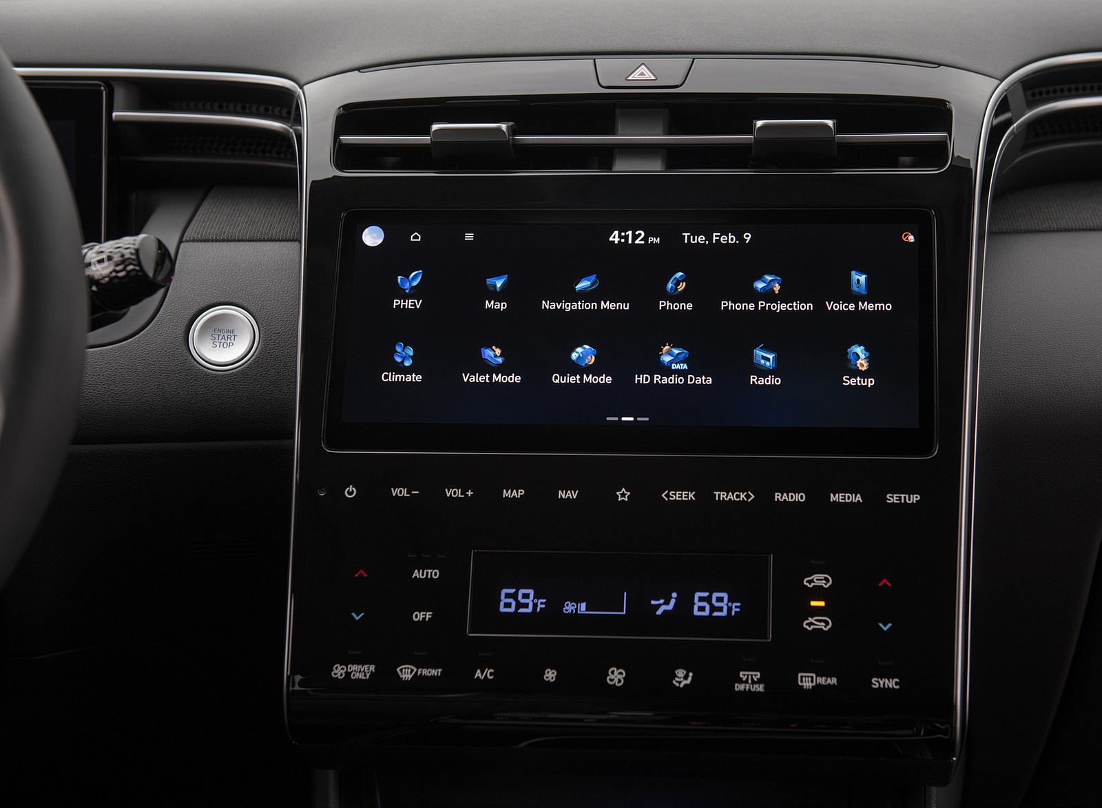 2022 Hyundai Tucson Plug-In Hybrid Central Console Wallpapers  #42 of 46